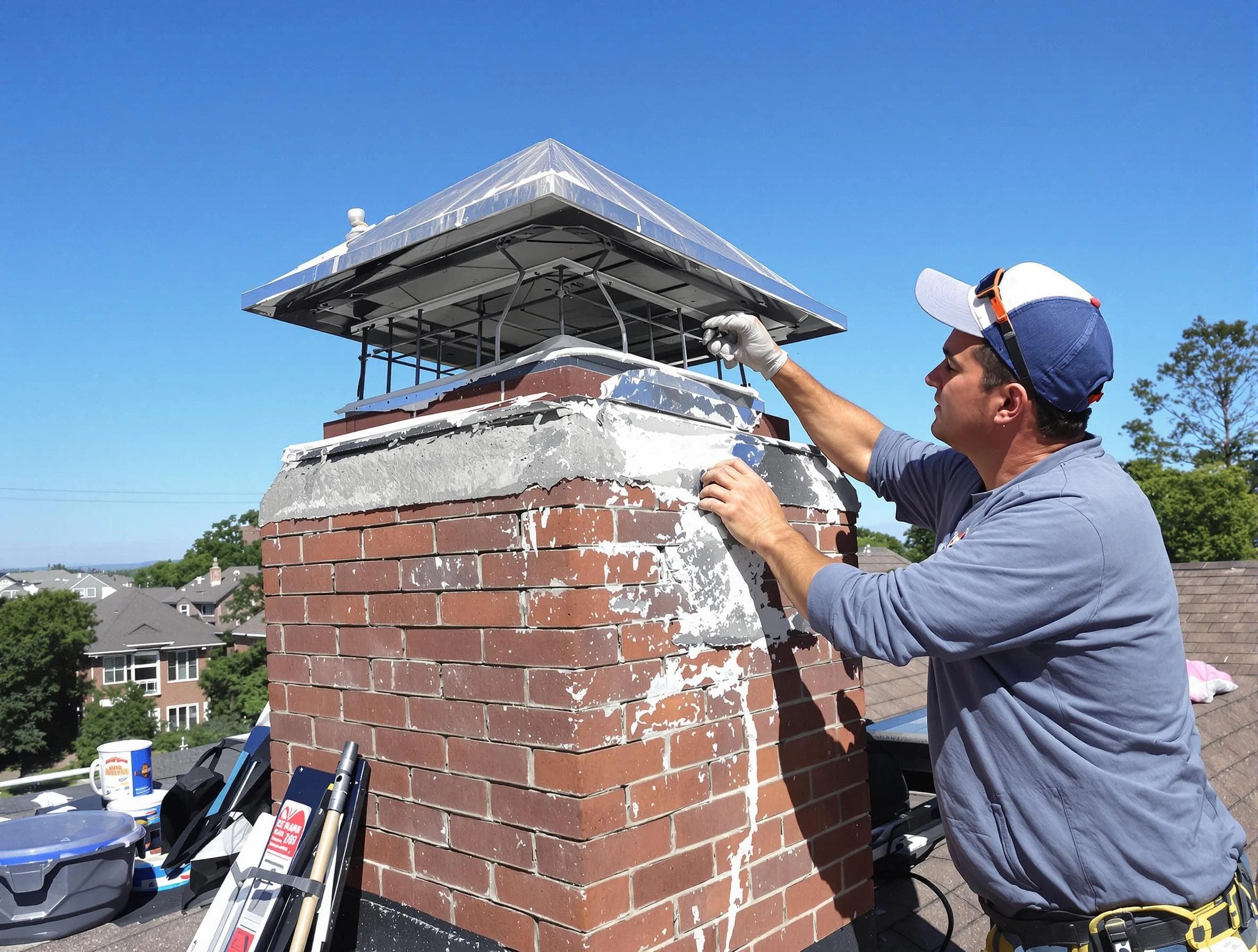 Chimney Crown Services service in Monument, CO