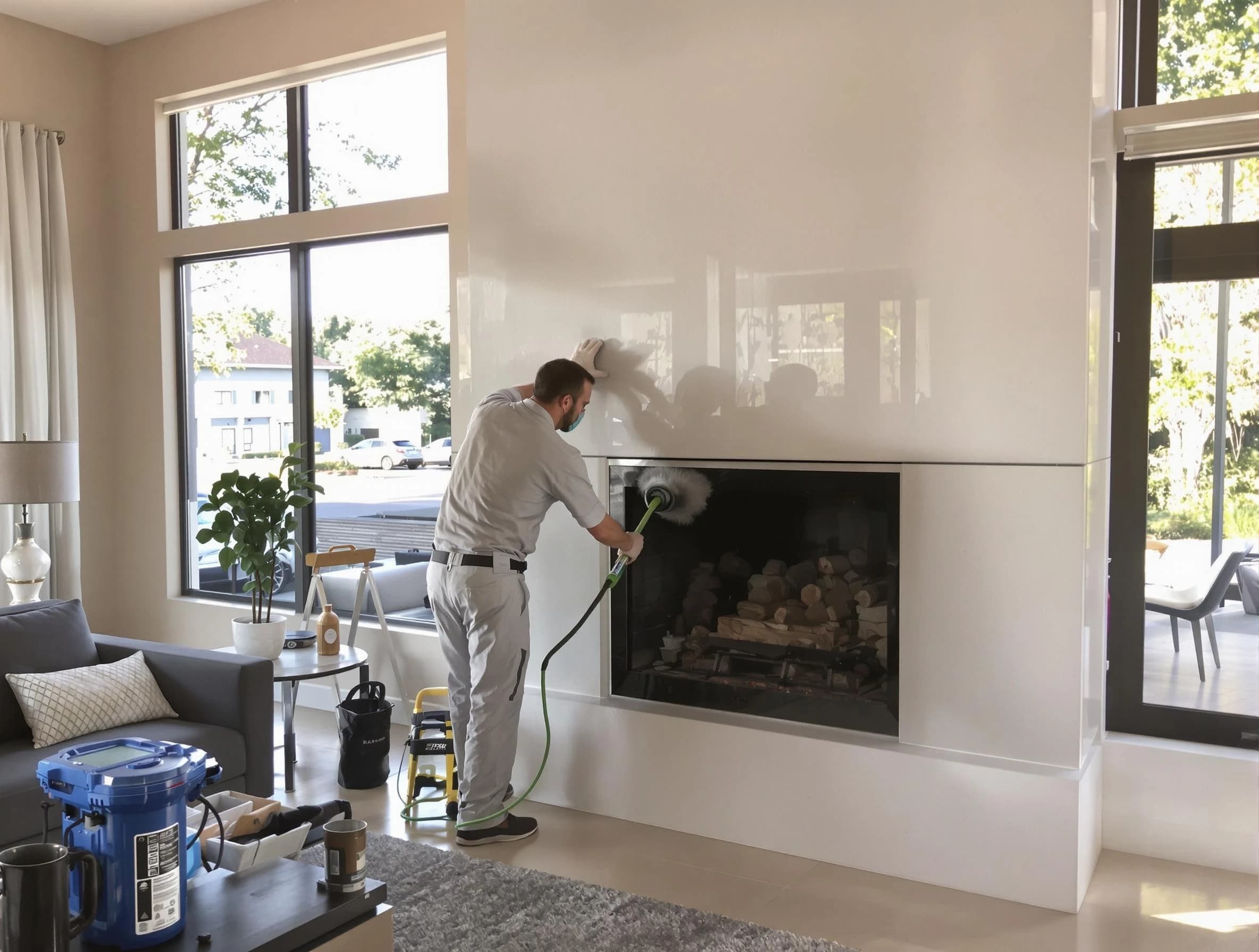 Monument Chimney Sweep performing thorough soot removal in Monument, CO