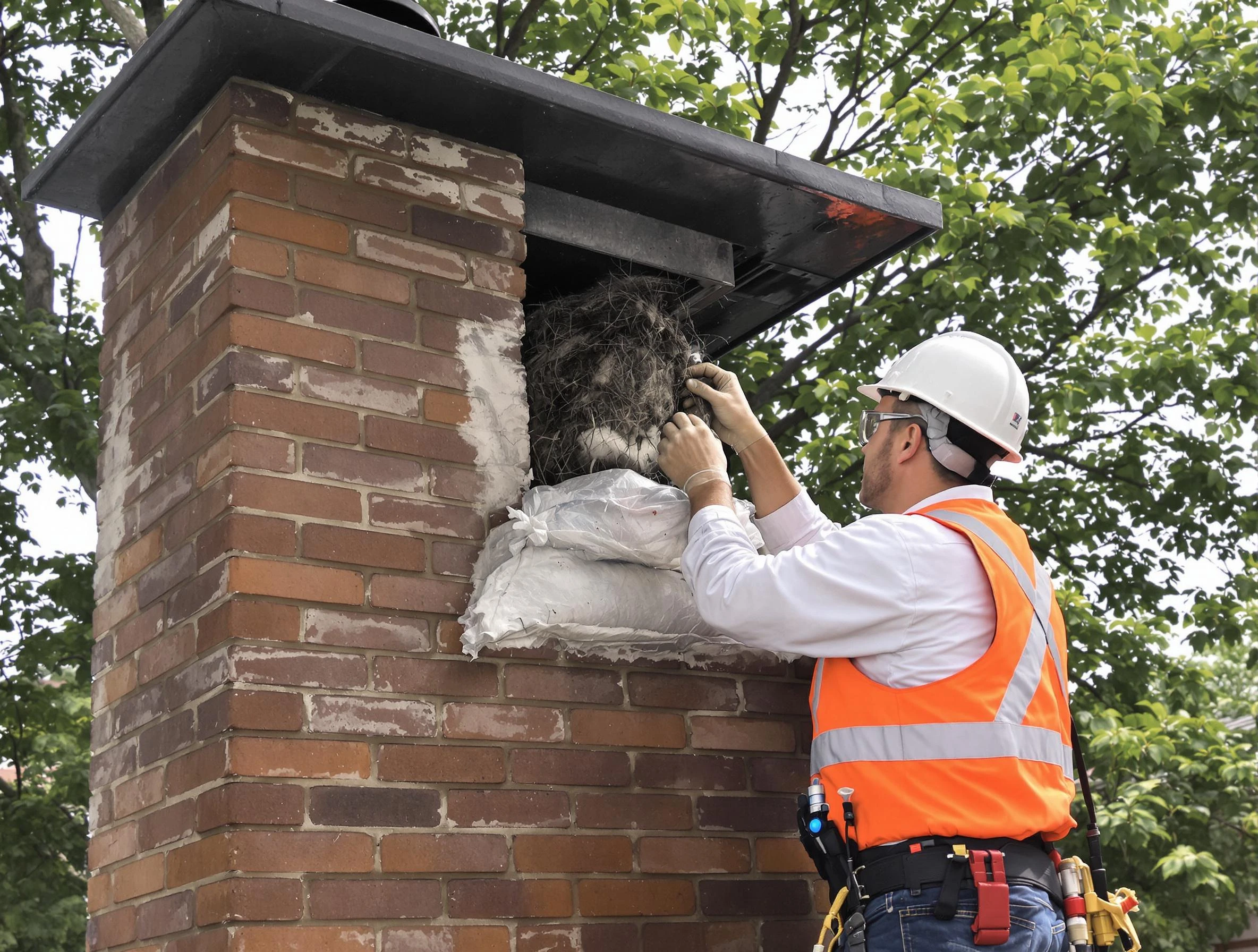 Humane removal of debris and animals by Monument Chimney Sweep in Monument, CO